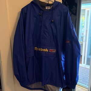 Retro/Vintage Reebok Windbreaker - Blue - Men’s L